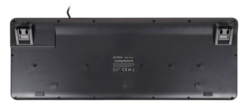 Клавиатура A4 KD-126-2 черный USB slim Multimedia LED фото 3