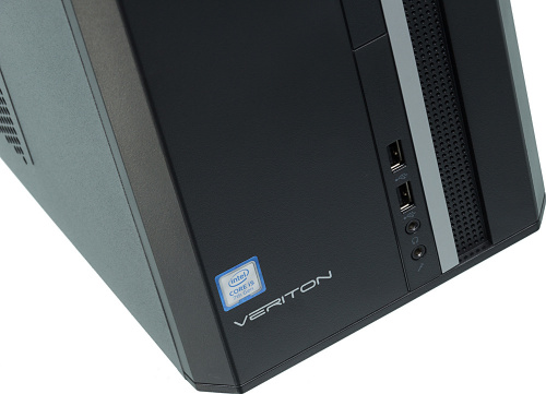 ПК Acer Veriton ES2710G MT i5 7400 (3)/8Gb/SSD128Gb/HDG630/Windows 10/GbitEth/220W/черный фото 4