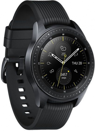 Смарт-часы Samsung Galaxy Watch 42мм 1.2" Super AMOLED черный (SM-R810NZKASER) фото 6