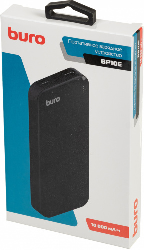 Мобильный аккумулятор Buro BP10E 10000mAh 2.1A черный (BP10E10PBK) фото 8