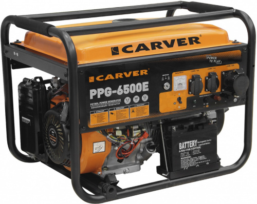 Генератор Carver PPG- 6500Е 5.5кВт