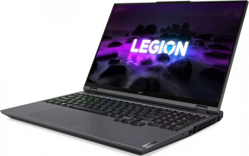 Ноутбук Lenovo Legion 5 Pro 16ACH6H Ryzen 5 5600H/16Gb/SSD512Gb/NVIDIA GeForce RTX 3060 6Gb/16"/IPS/WQXGA (2560x1600)/Windows 10/grey/WiFi/BT/Cam фото 10