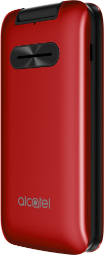 Мобильный телефон Alcatel 3025X красный раскладной 3G 1Sim 2.8" 240x320 2Mpix GSM900/1800 GSM1900 MP3 FM microSD max32Gb фото 4