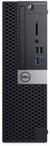 ПК Dell Optiplex 5070 SFF i5 9500 (3)/8Gb/SSD256Gb/UHDG 630/DVDRW/Linux Ubuntu/GbitEth/200W/клавиатура/мышь/черный фото 2