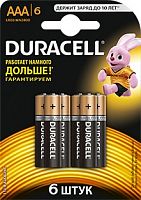 Батарея Duracell Basic LR03-6BL MN2400 AAA (6шт)