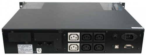 Источник бесперебойного питания Powercom King Pro RM KIN-1200AP LCD 720Вт 1200ВА черный фото 4