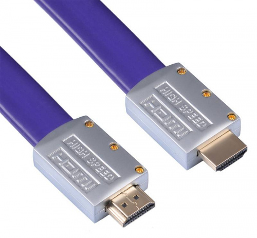 Кабель аудио-видео Buro HDMI 1.4 HDMI (m)/HDMI (m) 3м. черный (HDMI19M-19M FLAT3) фото 4