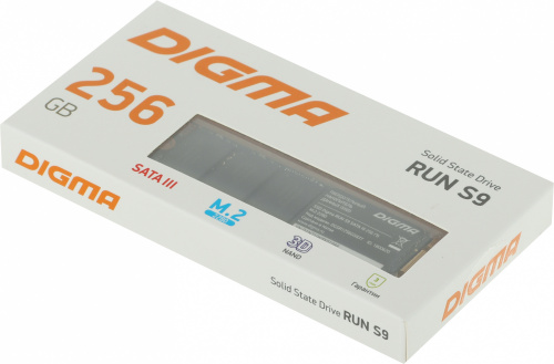 Накопитель SSD Digma SATA III 256GB DGSR1256GS93T Run S9 M.2 2280 фото 5