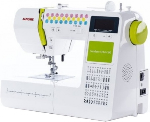 Швейная машина Janome Excellent Stitch 100 белый фото 2