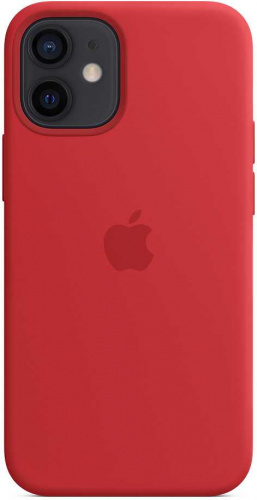 Чехол (клип-кейс) Apple для Apple iPhone 12 mini Silicone Case with MagSafe красный (MHKW3ZE/A) фото 5