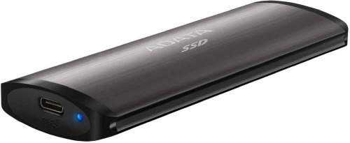 Накопитель SSD A-Data USB-C 512GB ASE760-512GU32G2-CTI SE760 1.8" серый фото 4