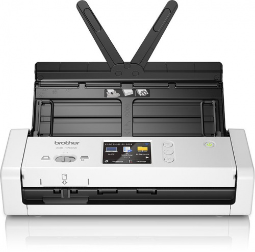 Сканер Brother ADS-1700W (ADS1700WTC1) A4 серый/черный фото 3