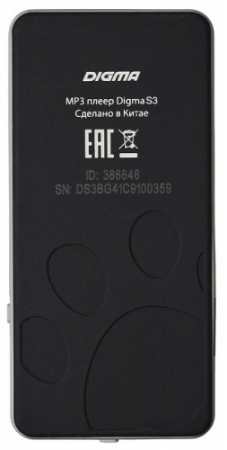 Плеер Flash Digma S3 4Gb черный/серый/1.8"/FM/microSD фото 8