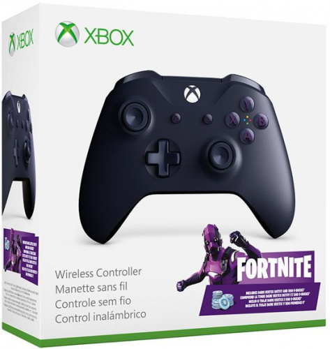 Геймпад Беспроводной Microsoft Fortnite особой серии фиолетовый для: Xbox One (WL3-00164) фото 2