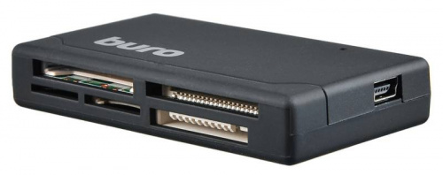 Устройство чтения карт памяти USB2.0 Buro BU-CR-171 черный фото 7