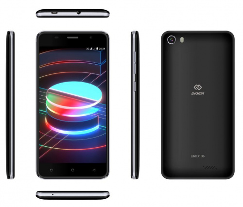 Смартфон Digma X1 3G Linx 16Gb 1Gb черный моноблок 3G 2Sim 5" 720x1280 Android 8.1 8Mpix WiFi GPS GSM900/1800 GSM1900 TouchSc MP3 FM microSDHC max64Gb фото 8