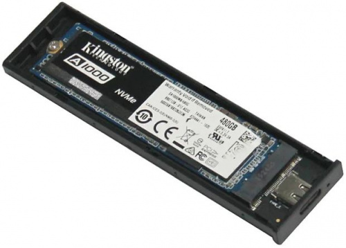 Внешний корпус SSD AgeStar 31UBVS6C NVMe/SATA USB3.0 алюминий черный M2 2280 B/M-key фото 3