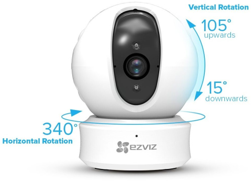 Видеокамера IP Ezviz CS-CV246-A0-3B1WFR 4-4мм цветная корп.:белый фото 3