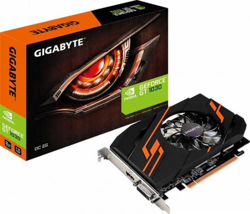 Видеокарта Gigabyte PCI-E GV-N1030OC-2GI NVIDIA GeForce GT 1030 2Gb 64bit GDDR5 1265/6008 HDMIx1 HDCP Ret фото 2
