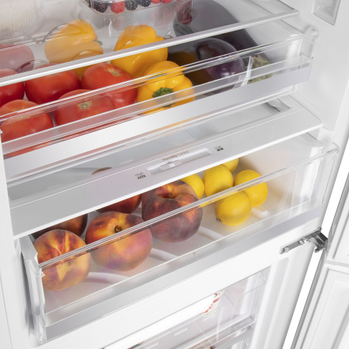 Холодильник Maunfeld MFF185NFW 2-хкамерн. белый глянц. фото 6