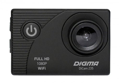 Экшн-камера Digma DiCam 235 черный