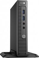 ПК HP 260 G2 Mini i3 6100U (2.3)/4Gb/SSD256Gb/HDG520/Free DOS/GbitEth/WiFi/BT/65W/клавиатура/мышь/черный