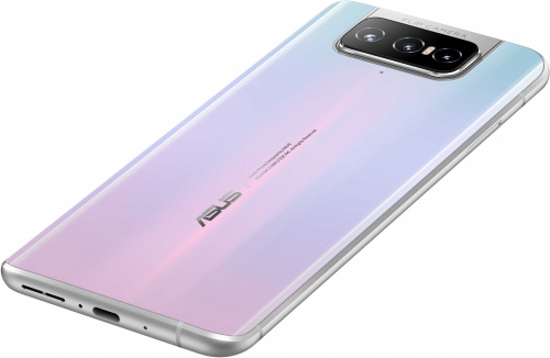 Смартфон Asus ZS670KS Zenfone 7 128Gb 8Gb белый моноблок 3G 4G 2Sim 6.67" 1080x2400 Android 10 64Mpix 802.11 a/b/g/n/ac/ax NFC GPS GSM900/1800 GSM1900 MP3 microSD max2048Gb фото 15