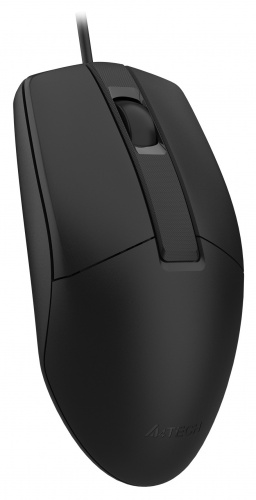 Мышь A4Tech OP-330 черный оптическая (1200dpi) USB (3but) фото 4