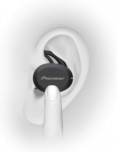Гарнитура вкладыши Pioneer SE-E8TW-H серый/черный беспроводные bluetooth в ушной раковине фото 4