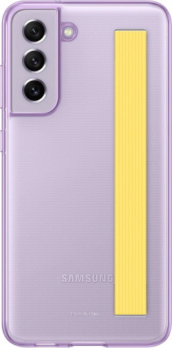 Чехол (клип-кейс) Samsung для Samsung Galaxy S21 FE Slim Strap Cover фиолетовый (EF-XG990CVEGRU)