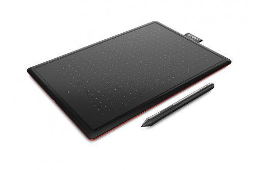Графический планшет Wacom One by Medium USB черный/красный фото 2