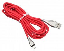 Кабель Digma USB (m)-Lightning (m) 3м красный