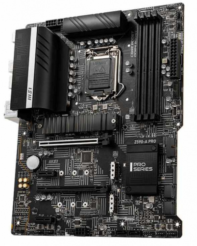 Материнская плата MSI Z590-A PRO Soc-1200 Intel Z590 4xDDR4 ATX AC`97 8ch(7.1) 2.5Gg RAID+HDMI+DP фото 3