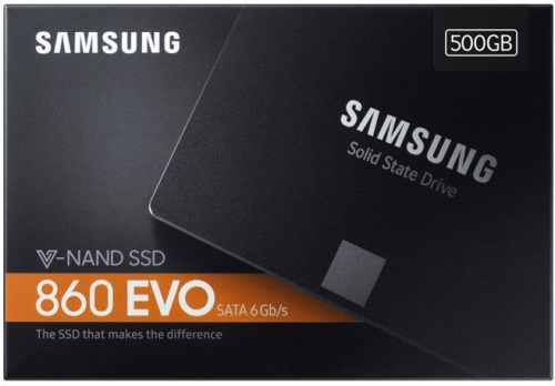 Накопитель SSD Samsung SATA III 500GB MZ-76E500BW 860 EVO 2.5" фото 5