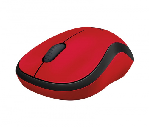 Мышь Logitech M220 красный оптическая (1000dpi) silent беспроводная USB (2but) фото 3