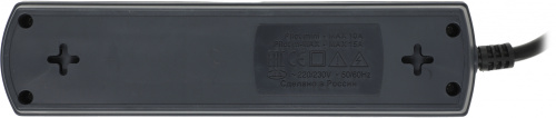 Сетевой фильтр Pilot m-MAX 10м (4 розетки) серый (коробка) фото 4