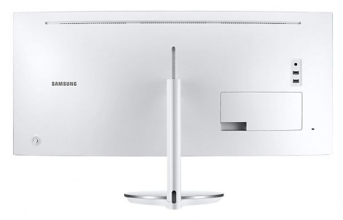 Монитор Samsung 34" C34J791WTI серебристый VA LED 4ms 21:9 HDMI M/M полуматовая HAS 3000:1 300cd 178гр/178гр 3440x1440 DisplayPort USB 7.7кг фото 2
