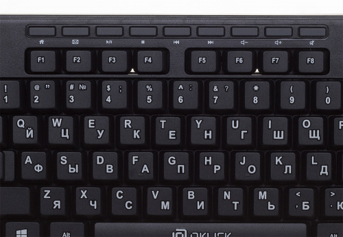 Клавиатура Oklick 310M черный USB Multimedia фото 5