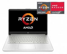 Ноутбук HP 14s-fq0040ur Ryzen 7 4700U/16Gb/SSD512Gb/AMD Radeon/14"/IPS/FHD (1920x1080)/Windows 10/silver/WiFi/BT/Cam