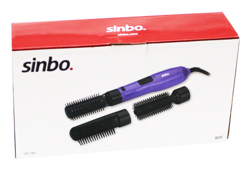Фен-щетка Sinbo SHD 7068 800Вт фиолетовый/черный фото 2