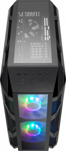 Корпус Cooler Master MasterCase H500M темно-серый без БП ATX 7x120mm 5x140mm 2x200mm 4xUSB3.0 audio bott PSU фото 6