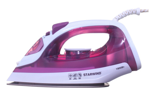 Утюг Starwind SIR6921 1800Вт фиолетовый/белый фото 2