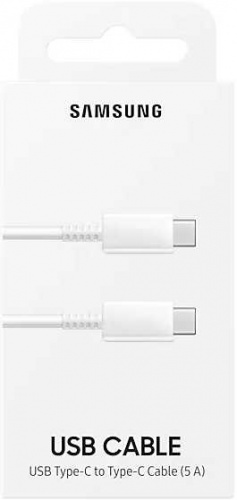 Кабель Samsung EP-DN975BWRGRU USB Type-C (m)-USB Type-C (m) 1м белый (упак.:1шт) фото 3