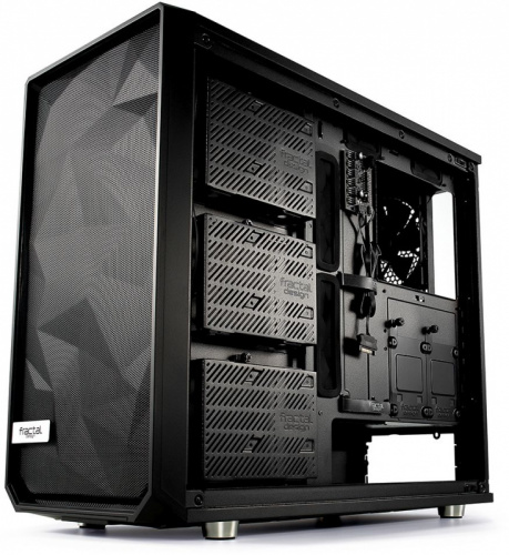 Корпус Fractal Design Meshify S2 Solid черный без БП ATX 5x120mm 4x140mm 2xUSB3.0 1xUSB3.1 audio bott PSU фото 7
