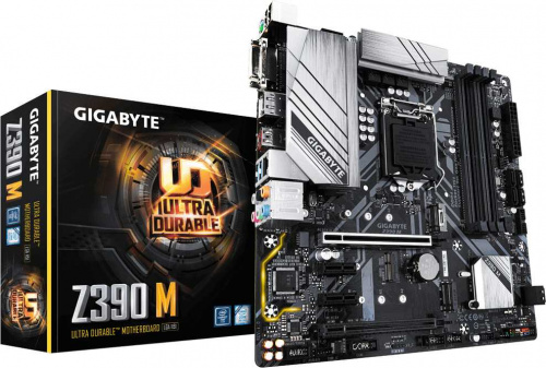 Материнская плата Gigabyte Z390 M Soc-1151v2 Intel Z390 4xDDR4 mATX AC`97 8ch(7.1) GbLAN RAID+DVI+HDMI+DP фото 5