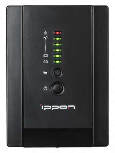 Источник бесперебойного питания Ippon Smart Power Pro 1000 600Вт 1000ВА черный фото 18