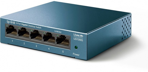 Коммутатор TP-Link LS105G (L2) 5x1Гбит/с неуправляемый фото 2