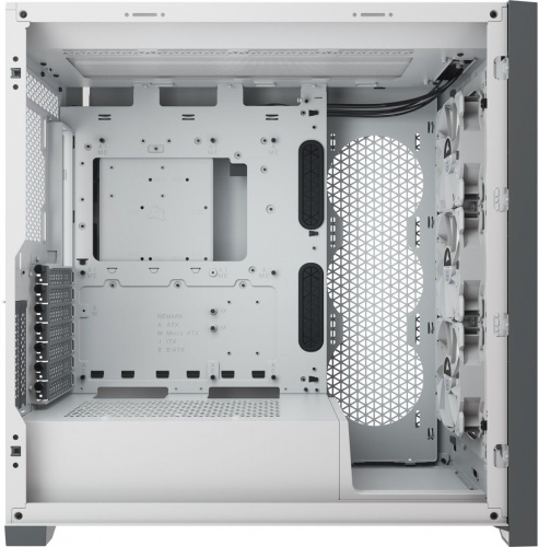 Корпус Corsair iCUE 5000X RGB белый без БП ATX 6x120mm 6x140mm 2xUSB3.0 audio bott PSU фото 6