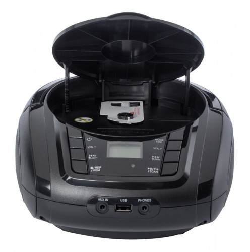 Аудиомагнитола Hyundai H-PCD320 черный 4Вт/CD/CDRW/MP3/FM(dig)/USB/BT/SD/MMC/microSD фото 6