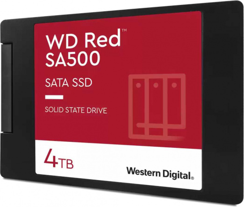 Накопитель SSD WD SATA III 4Tb WDS400T1R0A Red SA500 2.5" фото 2